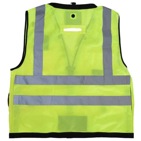 Safety Tether Vest, Heavy Duty, Green, 4X