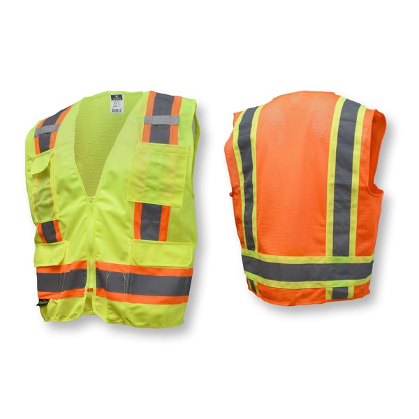 Radians SV6 Two Tone Surveyor Type R Class 2 Solid/Mesh Safety Vest