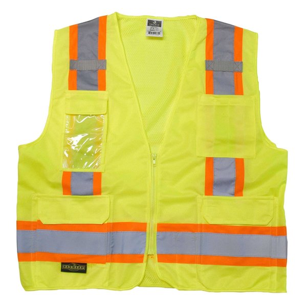 Radians SV6 Two Tone Surveyor Type R Class 2 Solid/Mesh Safety Vest