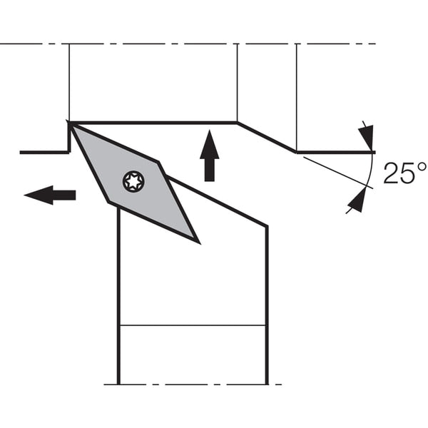 Turning Toolholder, SVPBR 1616JX11