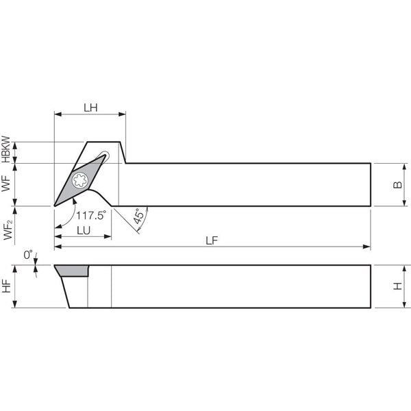 Indexable Turning Toolholder