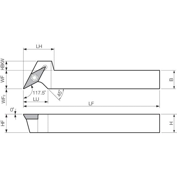 Indexable Turning Toolholder
