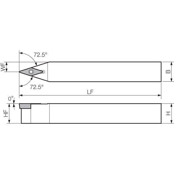 SVVBN 1010JX11, Indexable Turning Holder