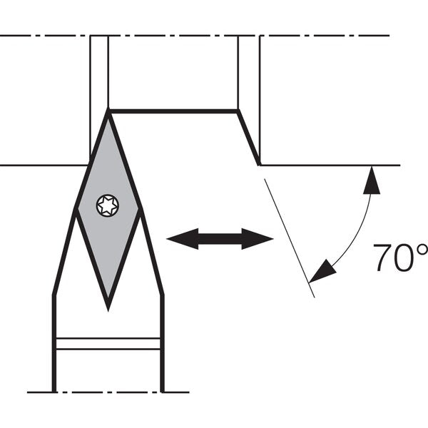 SVVBN 1010JX11, Indexable Turning Holder