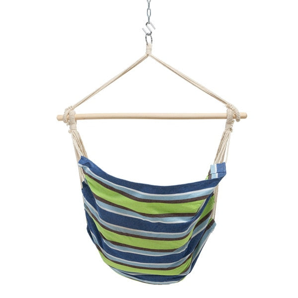 Single Fabric Swing, Blue/Green