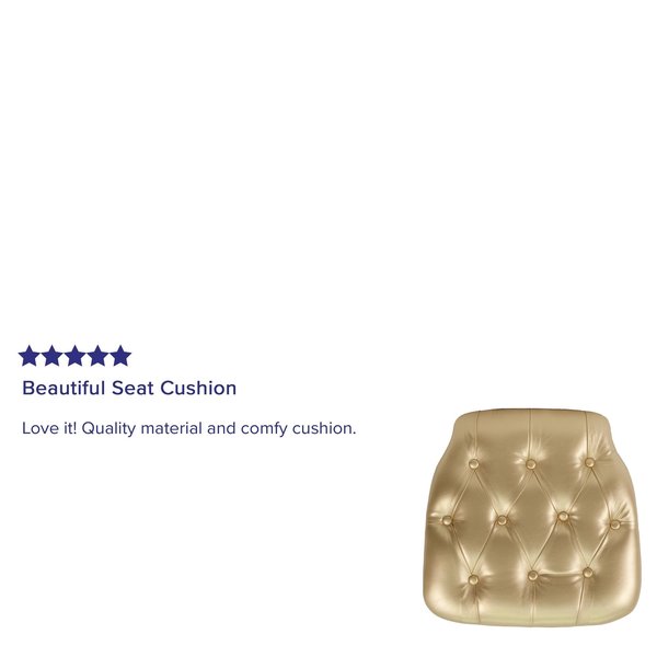 Gold Vinyl Cushion