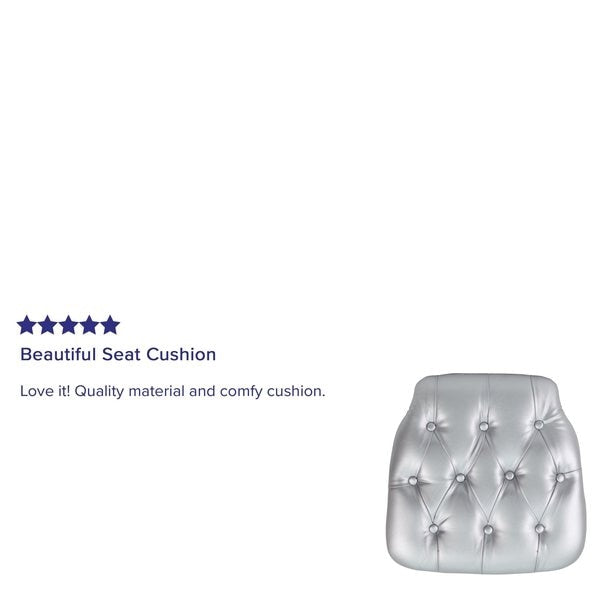 Vinyl Cushion, Silver