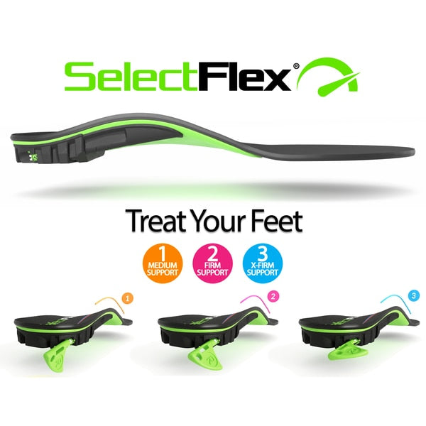 Adjustable-Arch Insoles, Pain Relief, PR