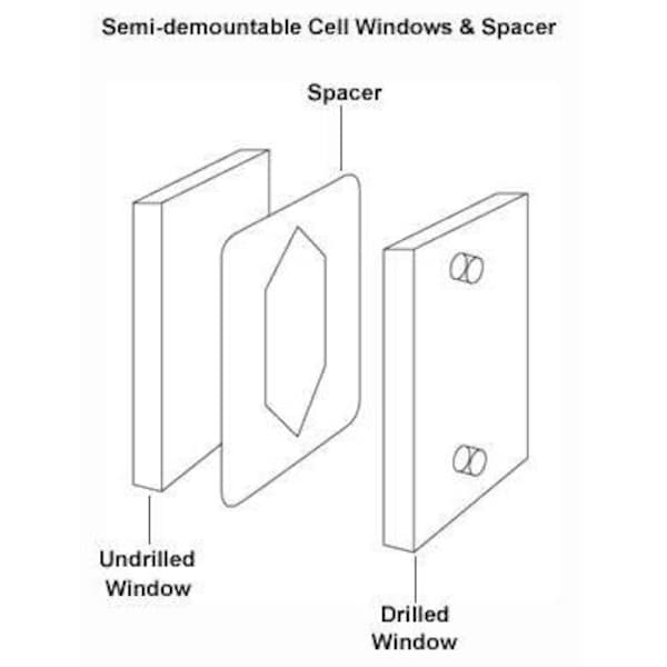 RECTANGULAR PTFE SPACERS, 0.2MMPK/3, PK 3