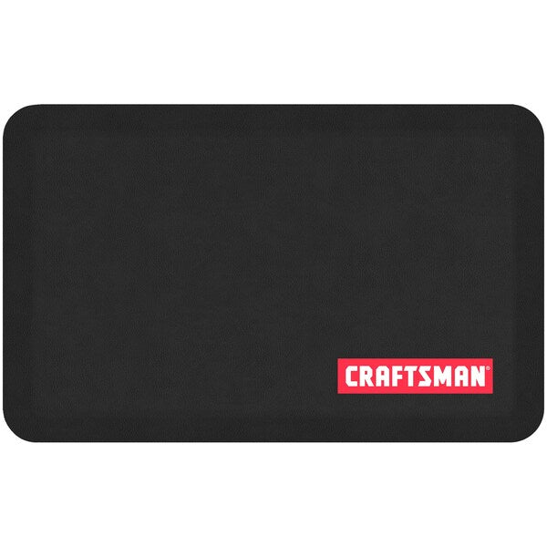 Anti-Fatigue Garage Mat, Black, 32 in L x 20 in W, Polyurethane Foam, 0.75 in Thick