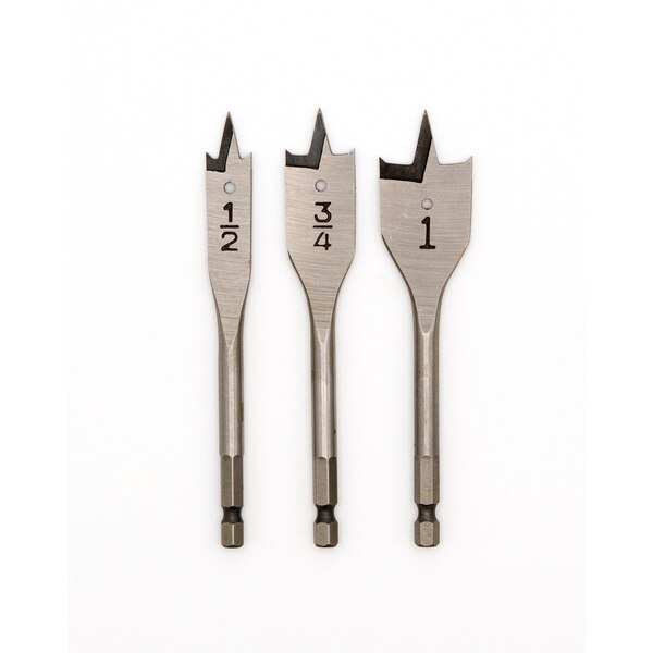 Spade Bit 3-Piece Set 4-3/4