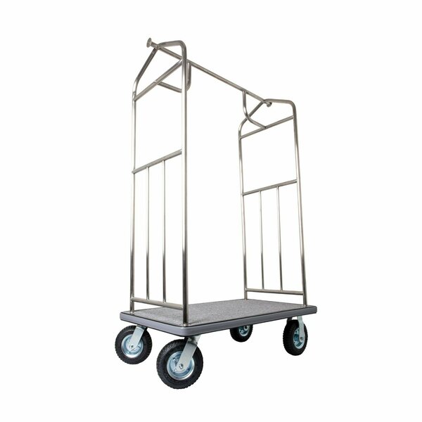 Bellmans Cart, SS, 42 x 24 x 71 In