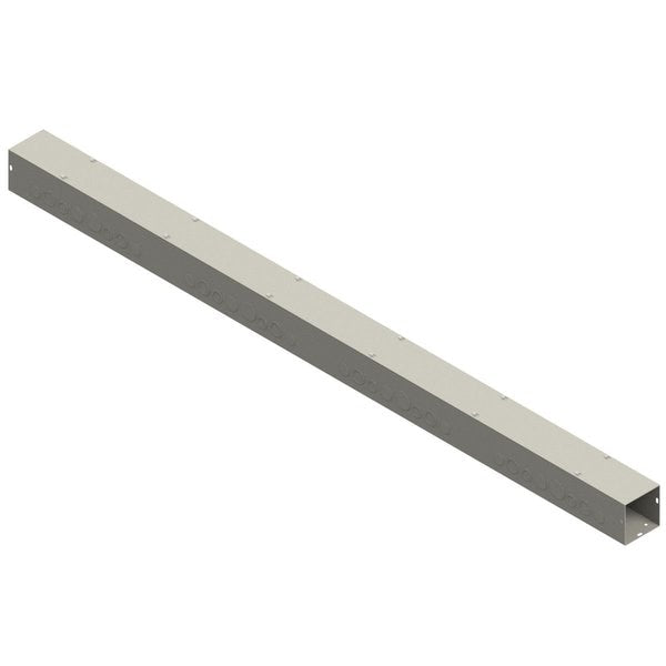 N1 Scr Cvr Wireway, 2.5x2.5x24, Cs, Galv