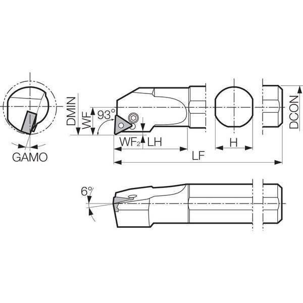 S20QPTUNL1625 Left-Hand