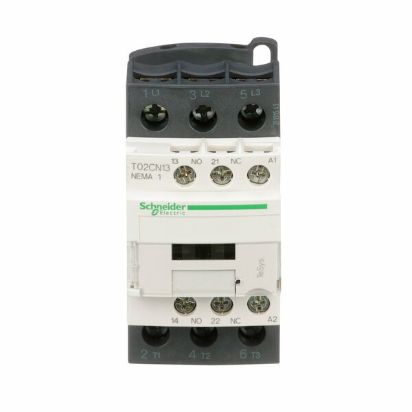 120VAC Non-Reversing Magnetic Contactor 3P 27A NEMA 1