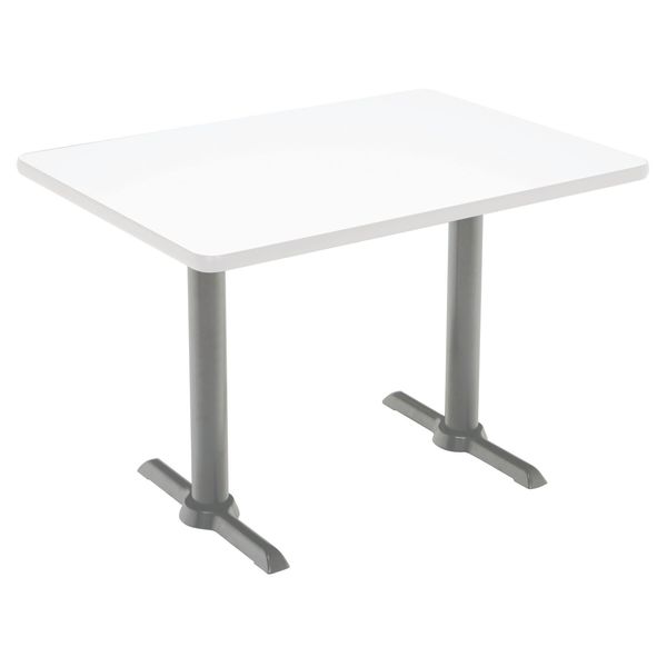 Rectangle 60 W, 30 L, 41 H, Laminate Top, Designer White
