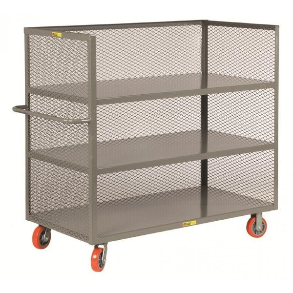 12 ga. Steel Stock Cart, 3 Shelves, 3600 lb