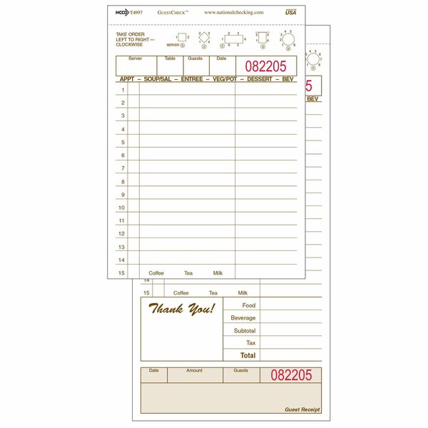 No Carbon 15 Line Gst Checks 2Pt, PK2000
