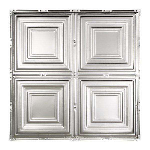 Syracuse Ceiling Tile, 24 in W x 24 in L, 5 PK