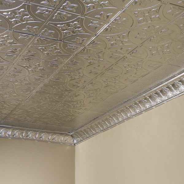 Jamestown Ceiling Tile, 24 in W x 24 in L, 5 PK