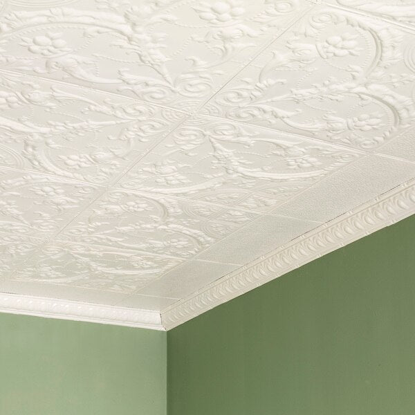 Saginaw Ceiling Tile, 24 in W x 24 in L, 5 PK