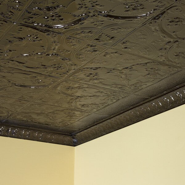 Saginaw Ceiling Tile, 24 in W x 24 in L, 5 PK