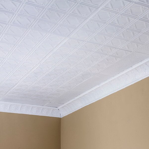 Ludington Ceiling Tile, 24 in W x 24 in L, 5 PK