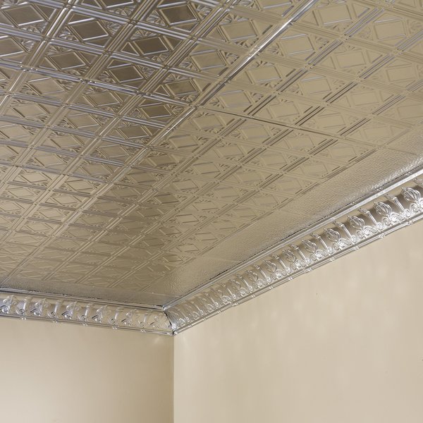 Ludington Ceiling Tile, 24 in W x 24 in L, 5 PK