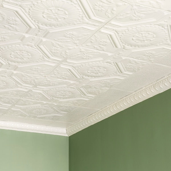 Rochester Ceiling Tile, 24 in W x 24 in L, 5 PK