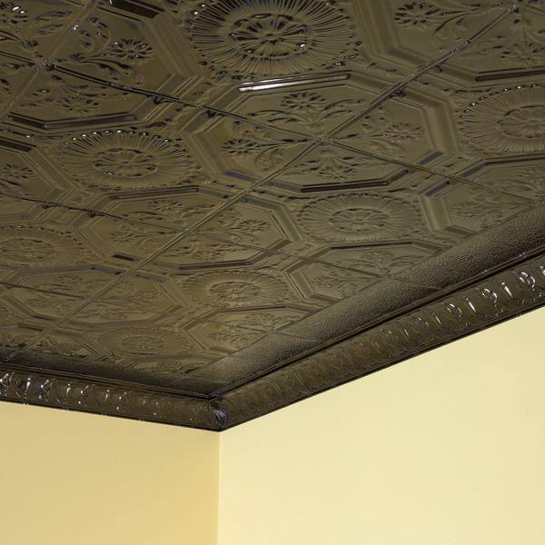 Rochester Ceiling Tile, 24 in W x 24 in L, 5 PK