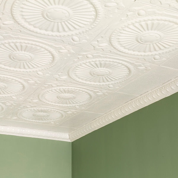 Toronto Ceiling Tile, 24 in W x 24 in L, 5 PK