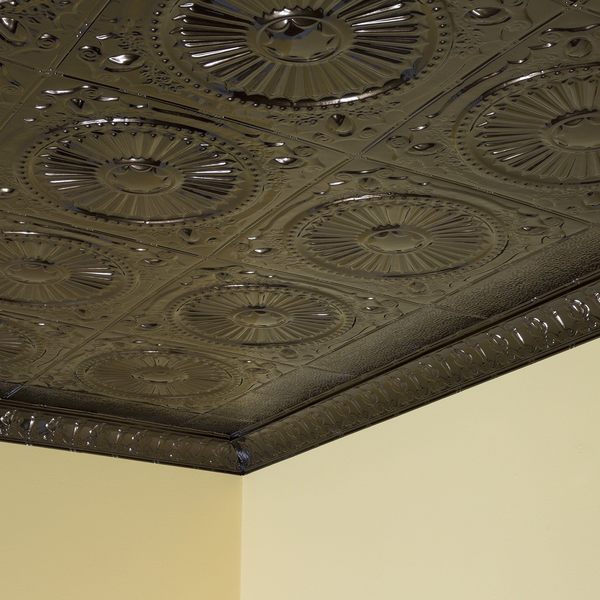 Toronto Ceiling Tile, 24 in W x 24 in L, 5 PK