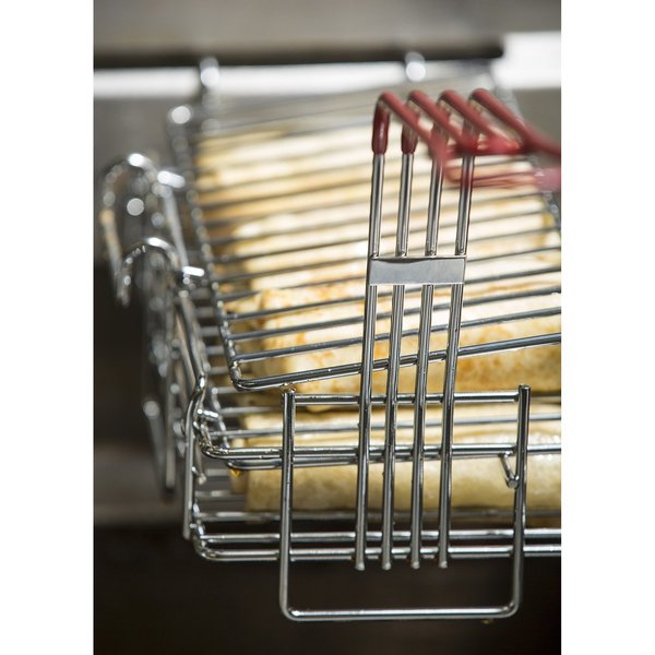 Burrito Fry Bskt, Nickel Pltd, Red Hndl