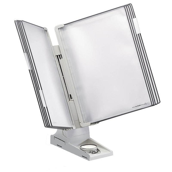 Desk Stand Ext. Set, 10 Pockets, Gray