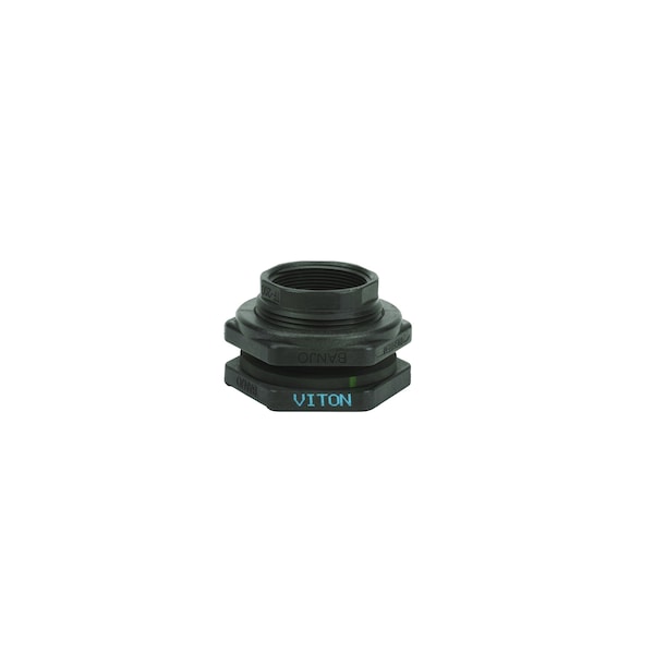 Bulkhead Fitting, FKM, 2 11/16