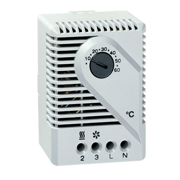 Thermostat Controller, 2.64x1.97x1.5, Lt. Gray