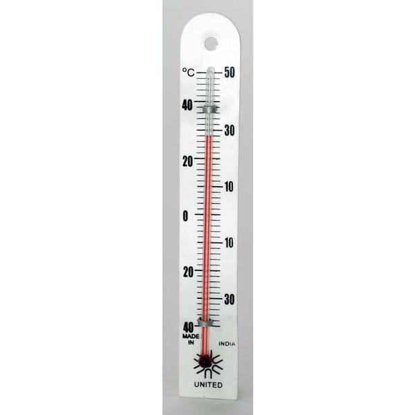 Plastic-Backed Thermometer, -40 Degrees