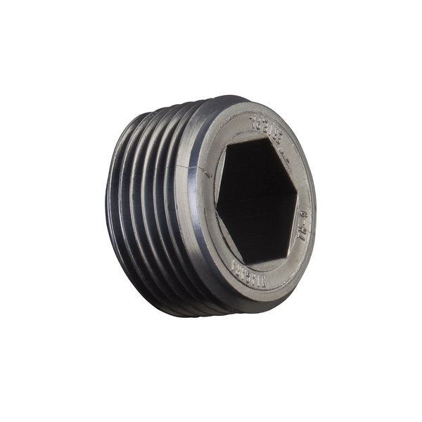 Plug, Threaded, Hex Socket, 3/4-14