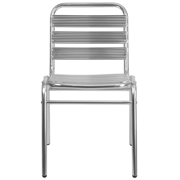Aluminum Restaurant Stack Chair, 19.5 W 25