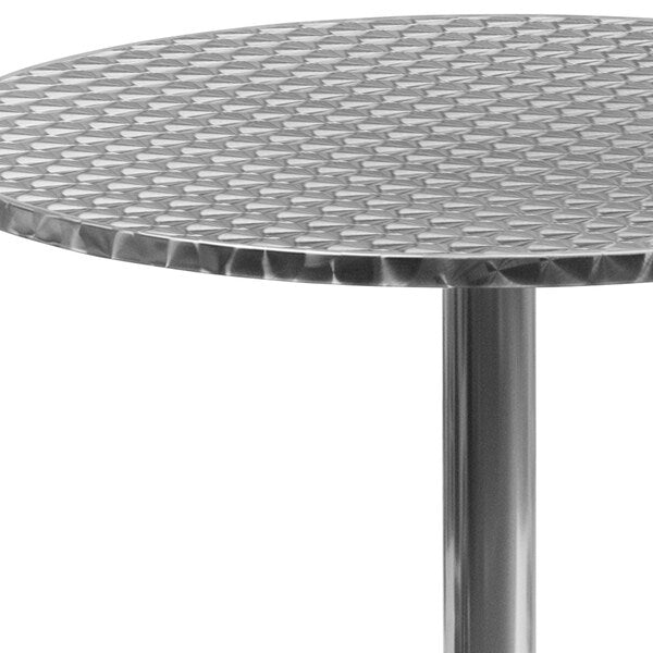 Round Table, Round, Aluminum, 27.5