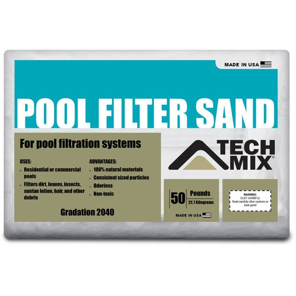 Tech-Mix Pool Filter Sand, 50lb