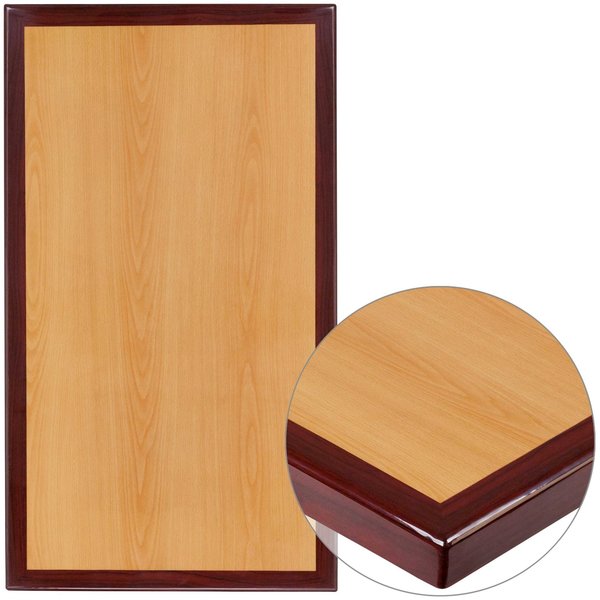 Two-Tone Cherry/Mahogany Resin Top, 30