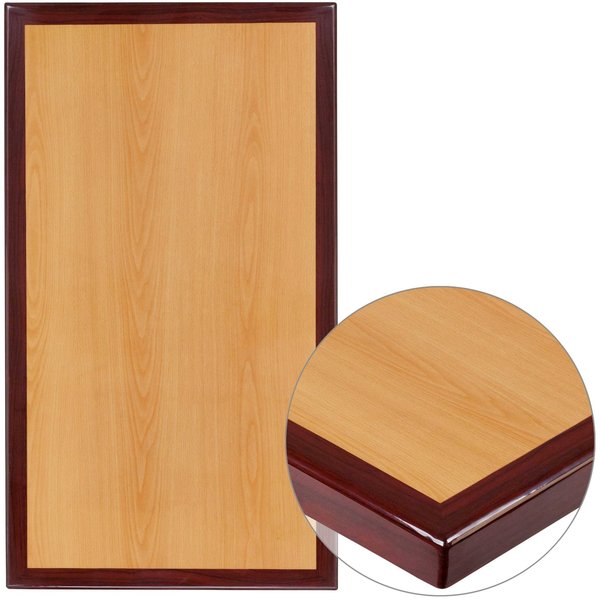 Two-Tone Cherry/Mahogany Resin Top, 30