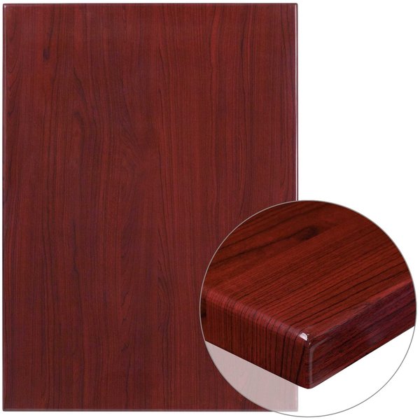 Mahogany Resin Table Top, 30