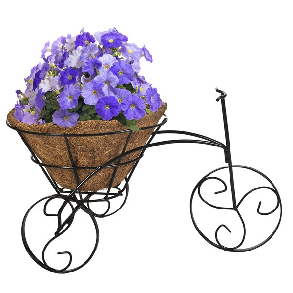 Flower Planter, Tricycle, Solid Slate