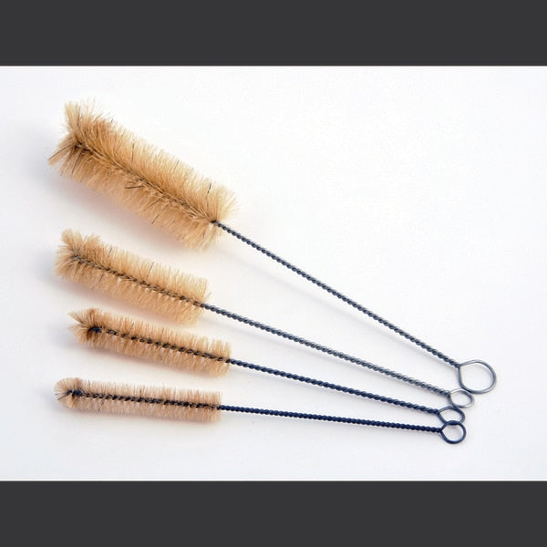 Test Tube Brush, Natural Bristles, PK 12