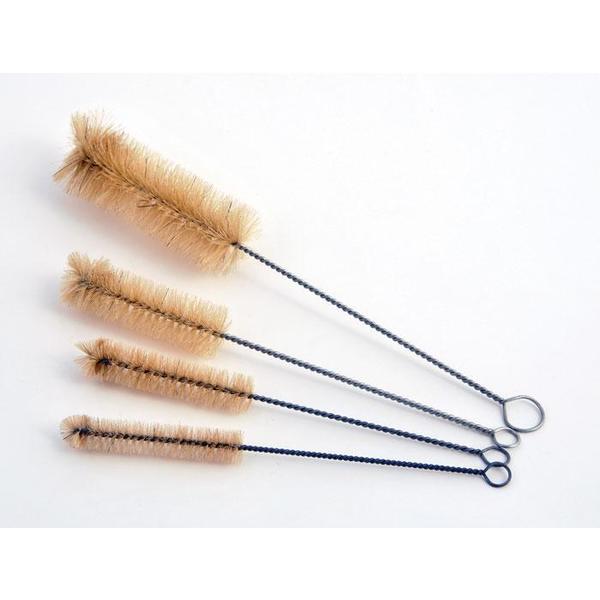 Test Tube Brush, Natural Bristles, PK 12