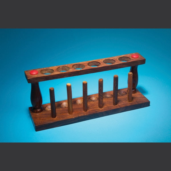 Wooden Test Tube Rack, 6-Tube