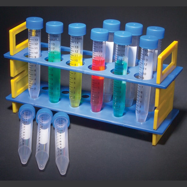 Test Tube Rack Set W/ 15Ml Plastic Tubes