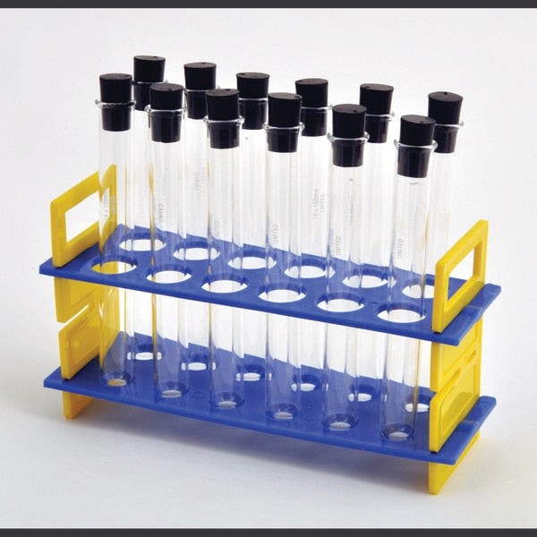 Test Tube Rack W/ 24Ml Glass Tubes And R